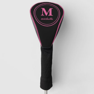 Pink   Golf   personalized NAME monogram Head Cover