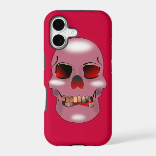 Pink Goth Skull Phone Case