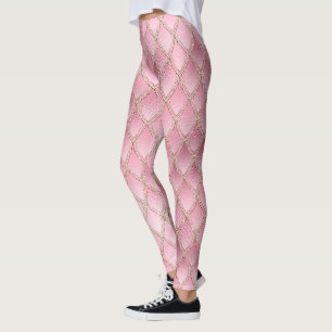 Pink Gradient Dragon Scales Leggings