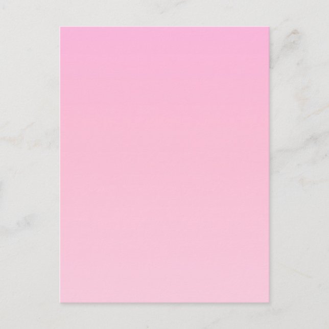 Pink Gradient Postcard (Front)
