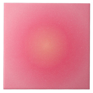 Pink Gradient Sparkle Ceramic Tile