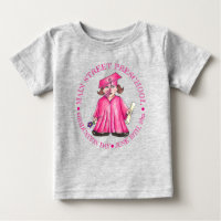 Pink Graduate Girl Cap Preschool Graduation