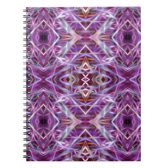 Pink Graphic Mandala Notebook (Front)
