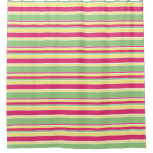 Pink, green and yellow stripes