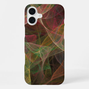 Pink, Green & Black Fractal -adjusts for all cases