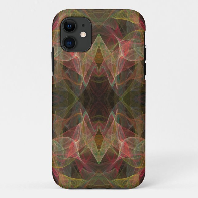 Pink Green & Black iPhone 5 Case-Mate Barely There Case (Back)
