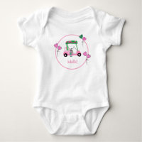 Pink & Green Golf Theme Personalized Party