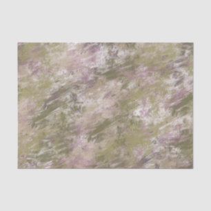 Pink Green Grunge Abstract Tissue Paper