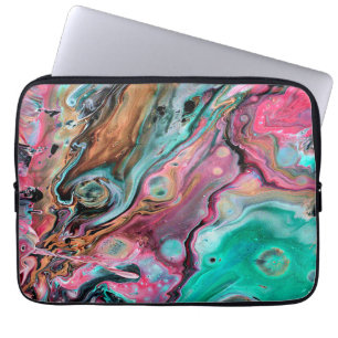 Pink & Green marble  Laptop Sleeve
