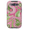 Pink & green Paisley case with Monogram