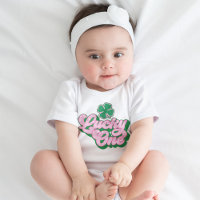 Pink Green St. Patrick's Day Lucky One Baby 