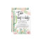 Pink Green Taco Bout A Baby Baby Shower Invitation