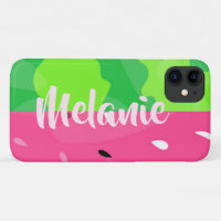 Pink Green Watermelon Summer Stylized Personalized