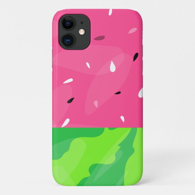Pink Green Watermelon Sweet Fresh Summer Stylized Case-Mate iPhone Case (Back)