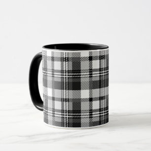 Pink Green Yellow Madras Plaid Design  Mug