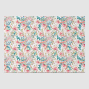 Pink Grevillea And Eucalyptus Tissue Paper