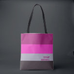 Pink Grey and Dark Muted Purple Stripes Pattern Tote Bag<br><div class="desc">Carry your essentials in style with the Pink,  Grey,  and Dark Muted Purple Stripes Pattern Tote Bag. Featuring a chic and sophisticated striped design,  this versatile bag is perfect for shopping,  work,  travel,  or everyday use. A great choice for those who love modern and elegant accessories.</div>