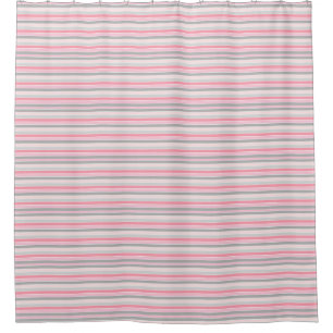 Pink Grey and Light Green Stripe