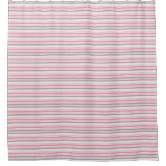 Pink Grey and Light Green Stripe