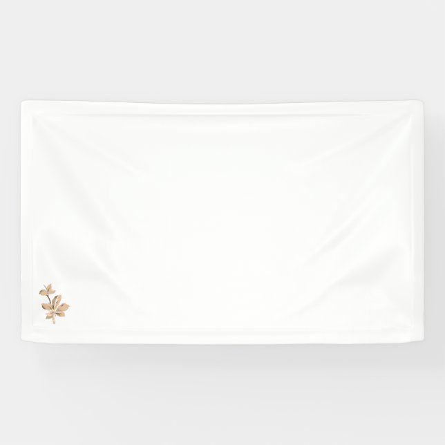 pink, grey brown illustration  Vinyl Banner  (Horizontal)