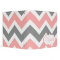 Pink & Grey Chevron Custom Name Binder