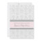 Pink Grey Damask Custom Baby Shower Invitations
