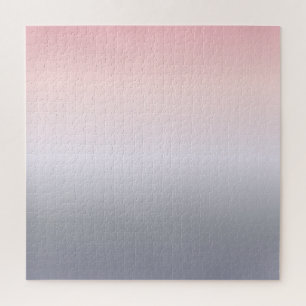 Pink Grey Gradient Minimal Difficult Jigsaw Puzzle