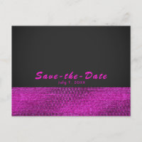 Pink & Grey Modern Glam Sequins Save the Date