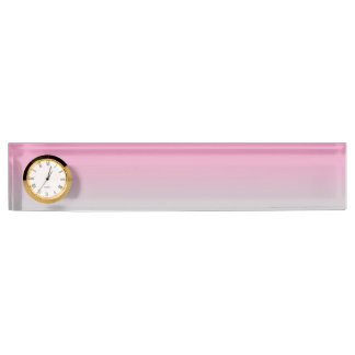 Pink & Grey Ombre Nameplate