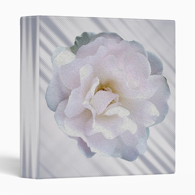 Pink grey rose binder (Front/Spine)
