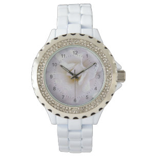 Pink grey rose watch