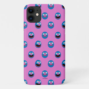 Pink Grover Face Pattern iPhone 11 Case