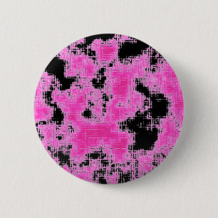 Pink Grunge 2 Inch Round Button