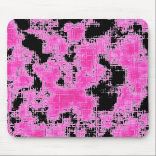 Pink Grunge Mouse Pad
