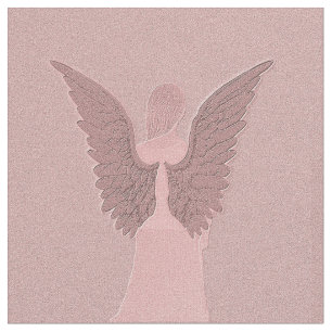 Pink Guardian Angel Fabric