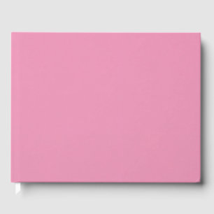 Pink Guest Book   Elegant Minimalist Wedding