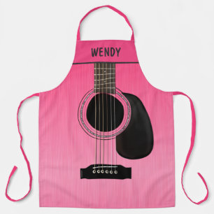 Pink Guitar Custom Apron