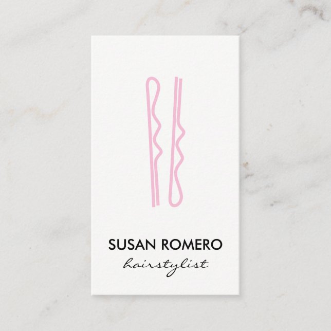 Pink Hair Pins Appointment (Front)