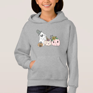 Pink Halloween Boo Ghosts et Citrouilles