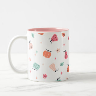 Pink Halloween cute Pumpkins Coffee Mug