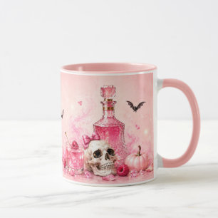 Pink Halloween Girls Night Boo Ze Cocktail Party Mug