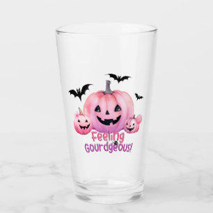 Pink Halloween Glass