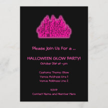 Pink Halloween Glow Party
