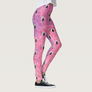 Pink Halloween Leggings by Poet Adiela Akoo