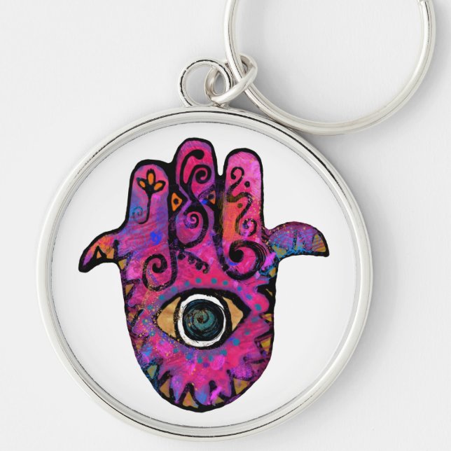 **PINK HAMSA** KEYCHAIN (Front)
