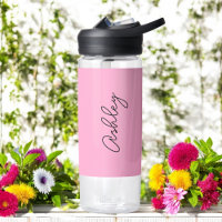 Pink Handwritten Text Elegant 
