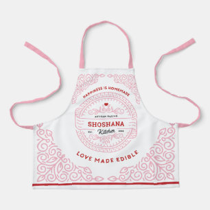 PINK Happiness is Homemade KIDS Baking Apron