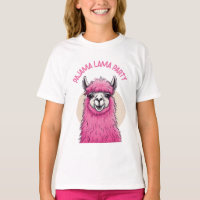 Pink Happy Smiling Lama