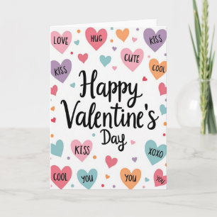Pink Happy Valentine Day Card