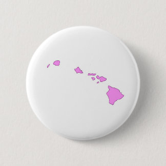 pink hawaiian island 2 inch round button